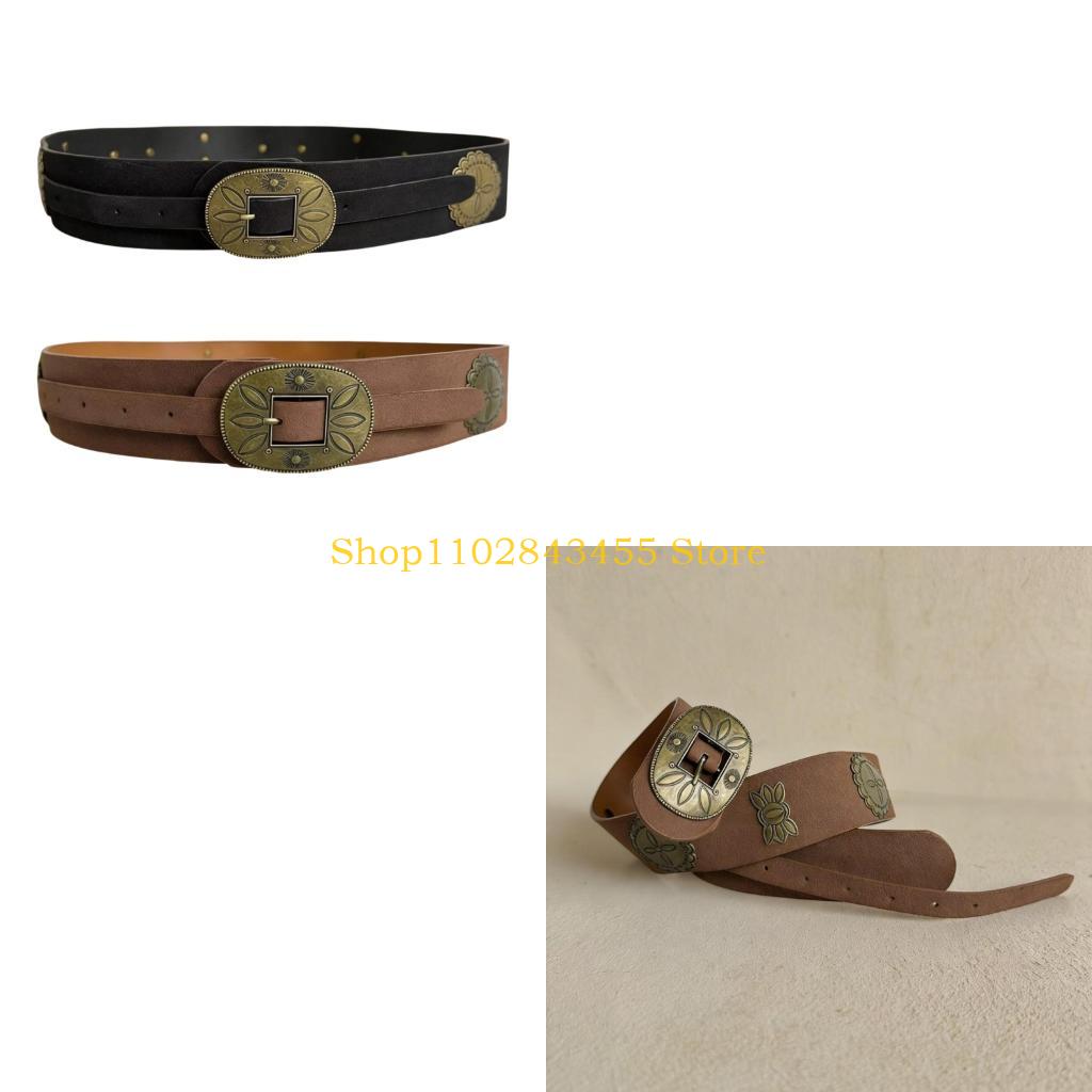 Women Formal Wear Western - 49MC 우아한 보헤미안 와이드 허리 벨트