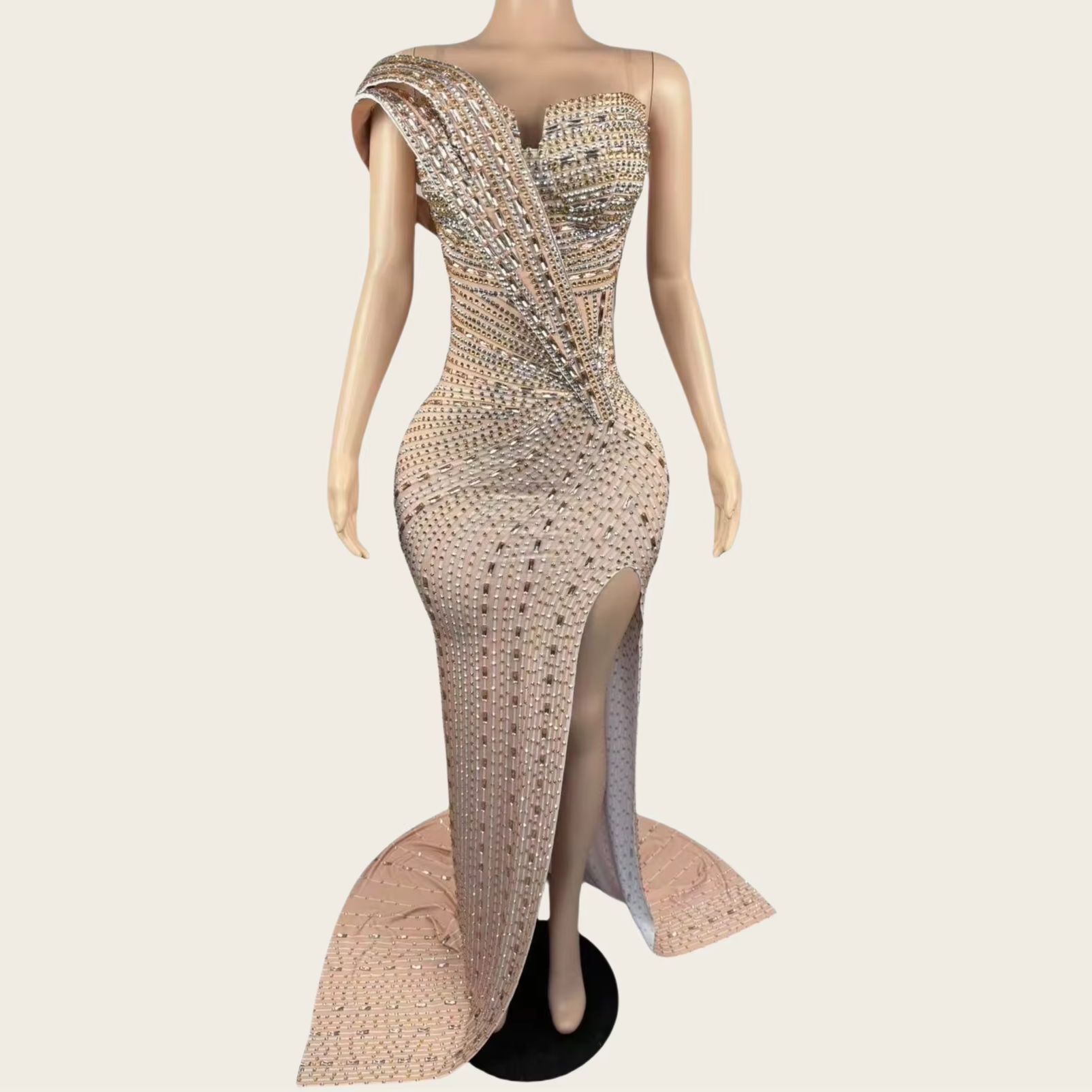 Xiangbin 반짝 이는 크리스탈 공식적인 긴 드레스 - Women Formal Wear For Graduation 리뷰 및 가격