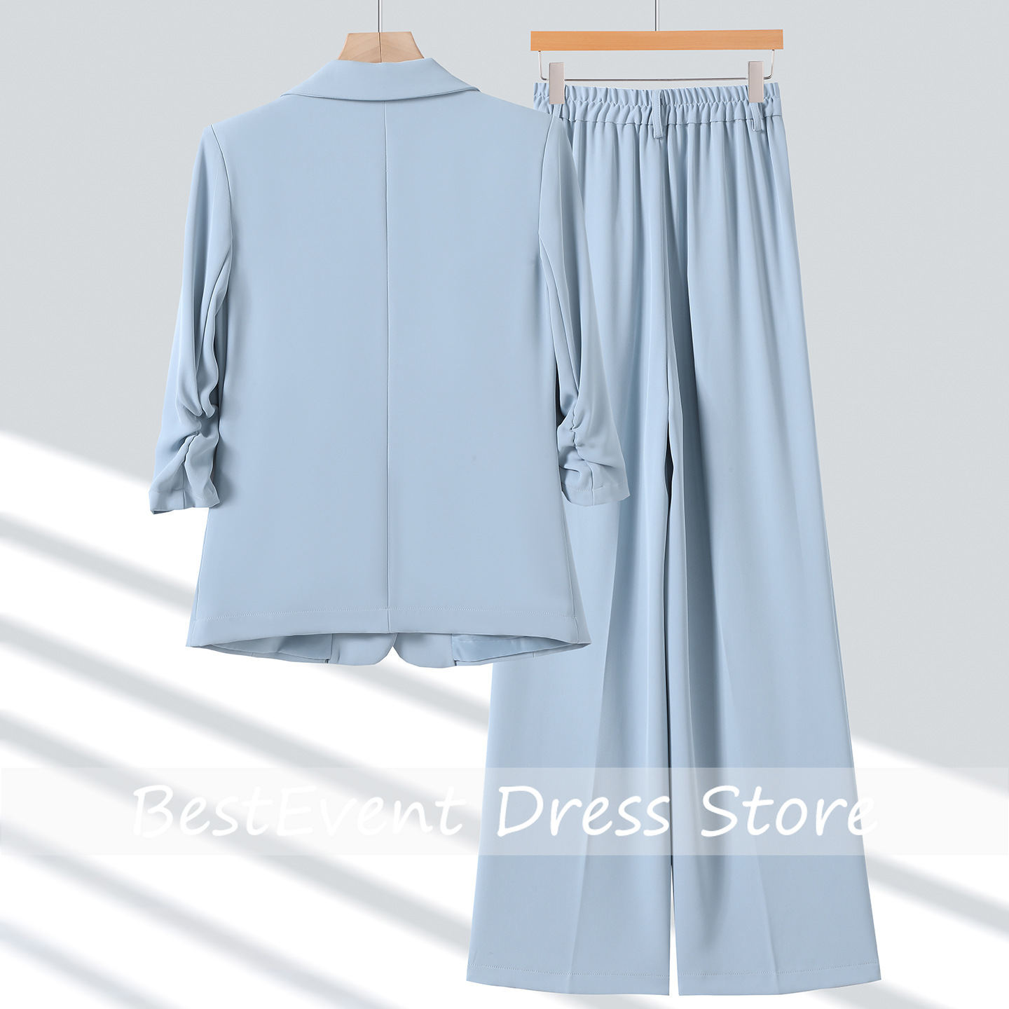연하늘색 여성 수트 자켓 캐주얼 스타일 신상품 우아하고 - Blazer Set Women Formal 리뷰 및 가격
