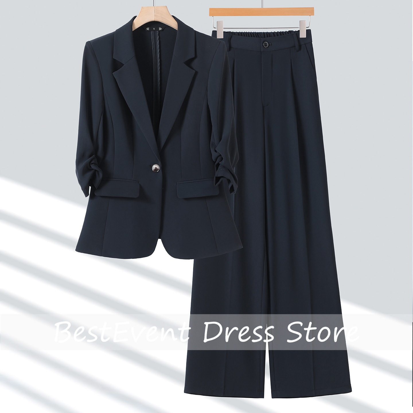 연하늘색 여성 수트 자켓 캐주얼 스타일 신상품 우아하고 - Blazer Set Women Formal 리뷰 및 가격