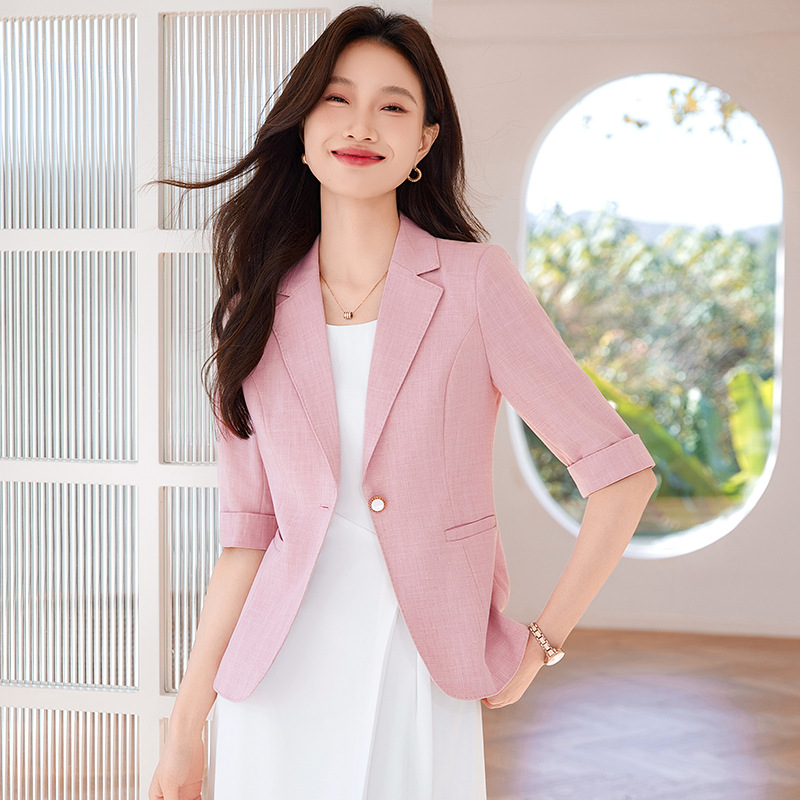 고급 전문직 웨어 미드 슬리브 블레이저 우아한 소형 인 - Women'S Formal Wear Petite 리뷰 및 가격