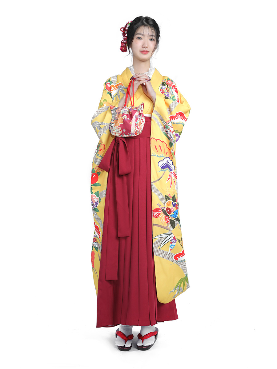 여성용 일본식 기모노 세트 와비사비 스타일 하카마 드레 - Women Formal Wear For Graduation 리뷰 및 가격